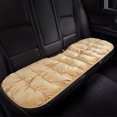 thumbnail image 4 of PHIGZNT Winter Soft Warm Faux Rabbit Fur Car Seat Cushion,Universal Fit Plush Front and Back Fuzzy Car Seat Pads Cushion Cover Protector - 1PCS (Back Seat 1PCS,Black), 4 of 4