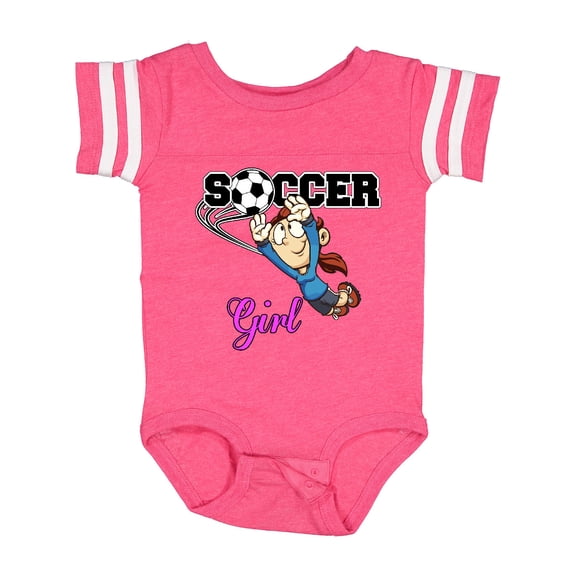 Inktastic Soccer Girl Goalie Girls Baby Bodysuit