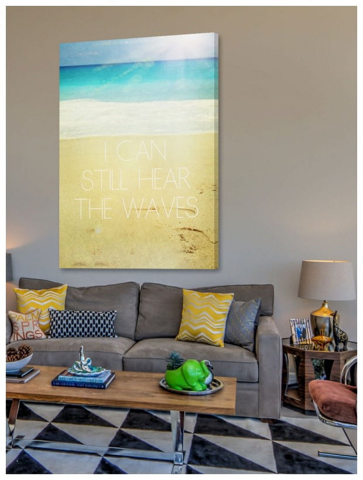 Marmont Hill "I Can Still Hear the Waves" Sylvia Cook Painting Print on Canvas