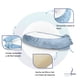 thumbnail image 4 of Cuna Nido Portátil Memory Foam Colecho Bebé Color Azul, 4 of 8