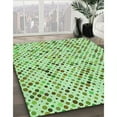thumbnail image 2 of Ahgly Company Indoor Square Patterned Mint Green Area Rugs, 5' Square, 2 of 6