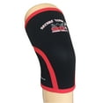 thumbnail image 3 of Knee Sleeves (SOLD AS A PAIR of 2) for Cross Training Squats Weightlifting Basketball Compression Braces 7mm Neoprene, S KNEE CAP 12.20" - BLACK, 3 of 7