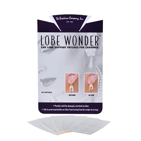 Blue Box Boutique Inc Lobe Wonder Earring Support Patches - 60 Count