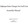 thumbnail image 5 of TEKTRUM UNIVERSAL 150W  36V SOLAR PANEL BATTERY CHARGER KIT FOR GOLF CART, 5 of 6