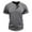 Gray, variant on AHTJRT Men's Short Sleeve Henley T Shirt Casual Stylish Comfortable Soft with Contrast Stitching Button Up Front Relaxed Fit Blouse Khaki 2XL