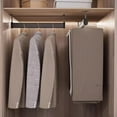 thumbnail image 2 of Heavy Duty Ceiling Mount Closet Rod, Long Clothes Storage Hanging Rack, Cuttable Room Divider Poles for Wardrobes, 2 of 8