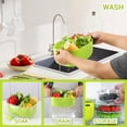 thumbnail image 4 of Contenedores de almacenamiento LUXEAR Fresh Produce, juego de 3 piezas, color verde, 4 of 8