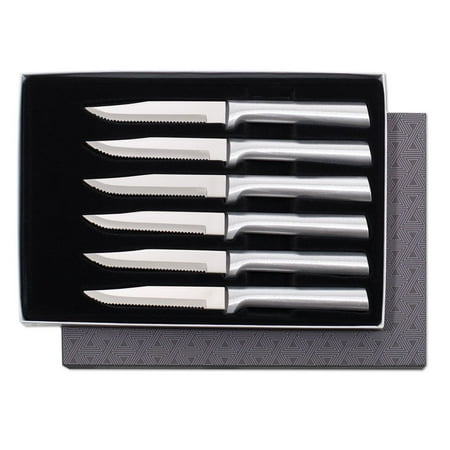 Rada Cutlery Serrated Steak Knife Set – Stainless Steel Knives With Aluminum Handles, Set of (Best Steak Knives In The World)