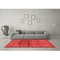 thumbnail image 3 of Ahgly Company Indoor Square Persian Red Traditional Area Rugs, 5' Square, 3 of 4