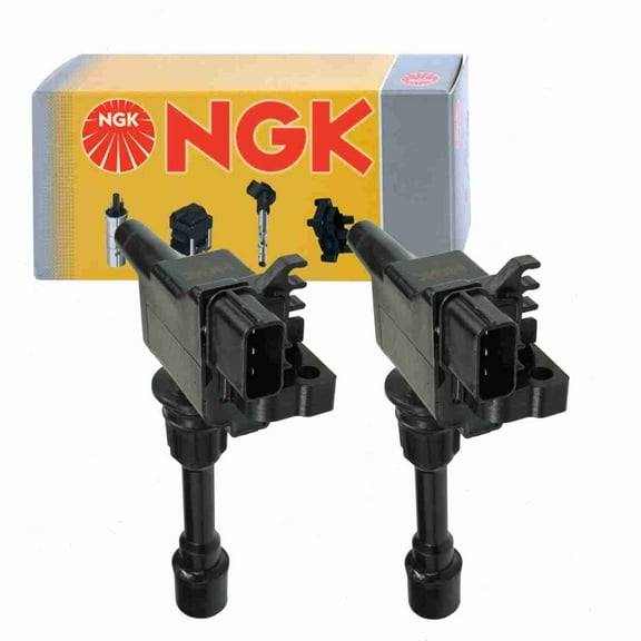 2 pc NGK Ignition Coils compatible with Mazda Protege 2.0L L4 2001-2003