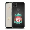 thumbnail image 1 of Head Case Designs Officially Licensed Liverpool Football Club Crest 2 Black Pixel 1 Soft Gel Case Compatible with Google Pixel 4a, 1 of 7