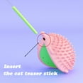 thumbnail image 3 of Cepillo de aseo para gatos de 4,5 pulgadas, soporte de pared, rascador de cara de esquina para gatos, peine de masaje de esquina de pared para gatos y perros (rosa), 3 of 5