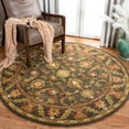 thumbnail image 2 of SAFAVIEH Antiquity Carmella Oriental Wool Area Rug, Green/Gold, 8' x 8' Round, 2 of 10