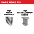 thumbnail image 3 of Tijeras Aviacion Milwaukee 11.5" Corte Largo Recto, 3 of 3