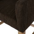 thumbnail image 7 of Of 2 Brown 26 Inch Counter Stools - Upholstered, Strong H-frame Stool Pair Upholstery, Dependable Trait, 7 of 7