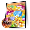 thumbnail image 2 of Mosaico de diamantes de concha de perla de playa, taladro redondo completo 5D DIY para pared de oficina y hogar FLhrweasw Nuevo, 2 of 9
