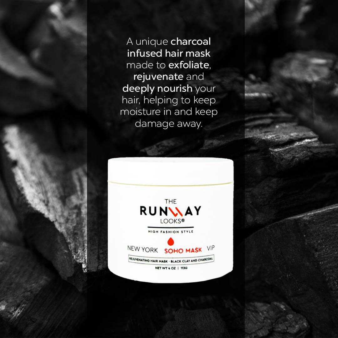 The Runway Looks Rejuvenating Hair Mask With Black Clay Charcoal (4oz)