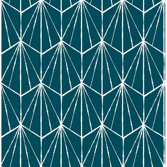 Nuwallpaper Indigo Dorset Peel & Stick Wallpaper