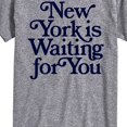thumbnail image 3 of Instant Message - New York is Waiting For You Short Sleeve Graphic T-Shirt, 3 of 6