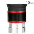 thumbnail image 1 of Ocular telescopio astronómico 1.25 pulgadas 68 grados Ocular monocular gran angular con protector de goma, 15 mm Speravity  OD000327-03B, 1 of 7
