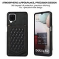 thumbnail image 4 of Case for Samsung Galaxy A12 5G 6.5" 2021, Allytech Detachable Crossbody Strap Flip PU Leather Magnetic Button RFID Blocking Purse Wallet Stand Case for Samsung A12 5G, Black, 4 of 7