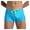 Sky Blue, variant on Elainilye Fashion Mens Swimsuit Breathable Trunks Pants Pockets Swimwear Beach Shorts Slim Beachwear,Black