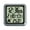 Silver, variant on Bathroom Wall Clock Waterproof Digital Temperature Date Time Display Suction Mount For Shower Kitchen Office Decoration