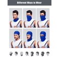 thumbnail image 3 of Máscara de esquí Zhanmai para todo el rostro, protección solar UV, para hombre, 9 unidades, 3 of 7