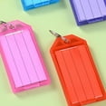 thumbnail image 6 of Mightlink 20Pcs Plastic Key Tags with Label Lightweight Writeable Removable Key Ring Tag Lightweight Colorful Key Organization Label, 6 of 6