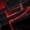 Black Red P, variant on Erosebridal Teens Black Red Geometric Grid Black Out Curtains,P Personalized Initial Curtains Pack of 2 (42x63 Each) For Boys Girls