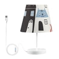 thumbnail image 2 of Houses with Cats LED Desk Lamp Table Lamp USB Bedside Nightstand Small Lamp for Bedroom Living Room Kids Room, 2 of 8