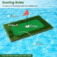 thumbnail image 4 of MarketLane Floating Golf Green for Pool, Floating Chipping Green Includes Golf Hitting Mat, 6 Golf Balls, Golf Flag, Golf Cup & Golf Tee, Golf Training Mat, Outdoor Pool Golf Game,35.5" x 23.5", 4 of 9