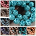 thumbnail image 2 of U8MO 8mm 10mm Round Glass Colorful Painted Loose Crafts Beads lot Jewelry Making DIY-2# Rose-10mm (20pcs), 2 of 8