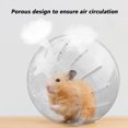 thumbnail image 4 of Manlo 12cm Pet Rodent Mini Jogging Ball Hamster Exercise Plastic Clear Trot Ball, 4 of 9