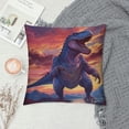 thumbnail image 2 of COMIO Tyrannosaurus Rex 3D Printed Dinosaur Quilt Cover Duvet Cover Comforter Covers Bedding Set Microfiber for Childrens and Adults with Pillowcases with Zipper Closure Twin, 2 of 5