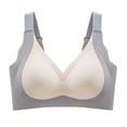 thumbnail image 3 of Women Solid Maternity Open Button Breastfeeding Bra for Comfortable Feeding Support Open Front Easy Pull-Up Design, 3 of 3