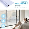 thumbnail image 3 of REGALWOVEN Frosted Window Privacy Film, Non Adhesive Static Cling Glass Stickers Sun Control Door Covering Decals for Home Multicolor 39.4 x 23.6 Inch, 3 of 7