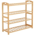 thumbnail image 2 of SAFAVIEH Angford Farmhouse 4 Tier Shelf, Natural Bamboo (27 in. W x 9.3 in. D x 26.3 in. H), 2 of 8