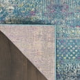 thumbnail image 6 of Nourison Passion Blue 1'10" x 6' Area Rug, Rustic, Moroccan, Bed Room, Living Room, Dining Room, Kitchen, , Easy Cleaning, Non Shedding (6' Runner), 6 of 8