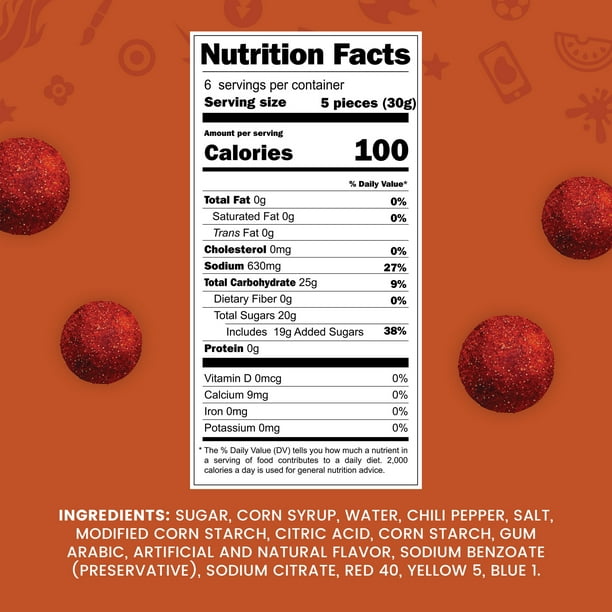 Tamarind Gummy Chili | Sour candies for confectionery shops