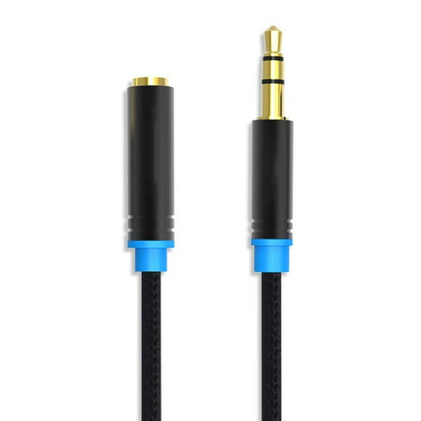Cable de extensión para auriculares de 3 m 5 m Cable de extensión de audio de cable auxiliar de 3,5 mm macho a hembra para computadora iPhone TV Advancent DZ3789-04B