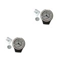 thumbnail image 2 of Ounissouiy Reloj de pared para baño, desmontable, impermeable, montado en la pared, a prueba de humedad, alimentado por batería, relojes para el Type2 NO2, 2 of 6