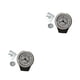 thumbnail image 1 of Advancent Reloj de pared de PVC para baño, portátil, desmontable, impermeable, montado en la pared, a prueba de humedad, relojes de cocina para Type2 NO2, 1 of 6