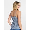 thumbnail image 3 of No Boundaries Button Front Babydoll Cami, Women’s XXS-XXL, 3 of 5