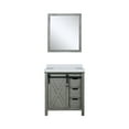 thumbnail image 3 of Marsyas 30 in W Ash Grey Bath Vanity, Cultured Marble Countertop and 28 in Mirror, 3 of 8