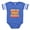 Royal Blue, variant on CafePress - Beulah North Dakota - Cute Infant Baby Football Bodysuit