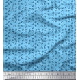 thumbnail image 1 of Soimoi Poly Georgette Fabric Dots Shirting Printed Fabric 1 Yard 52 Inch Wide, 1 of 3