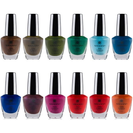  Collection Funky Nail Set polonais 12 count