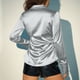thumbnail image 5 of TaTaai Summer Long Sleeve Button Blouse, Women's Casual T-Shirt Style Top, Lightweight Versatile Shirt for Work and Vacation, Elegant Daily Wear Gift, 5 of 7