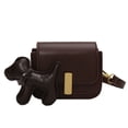 thumbnail image 3 of Bolso cuadrado pequeño popular Bolso cruzado de moda que combina con todo Bolso pequeño Bolso de hombro texturizado de moda para mujer, 3 of 6